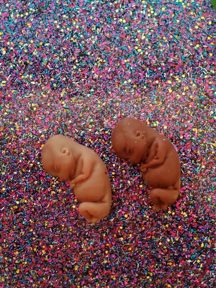 10 or 11 week gestational fetus silicone baby