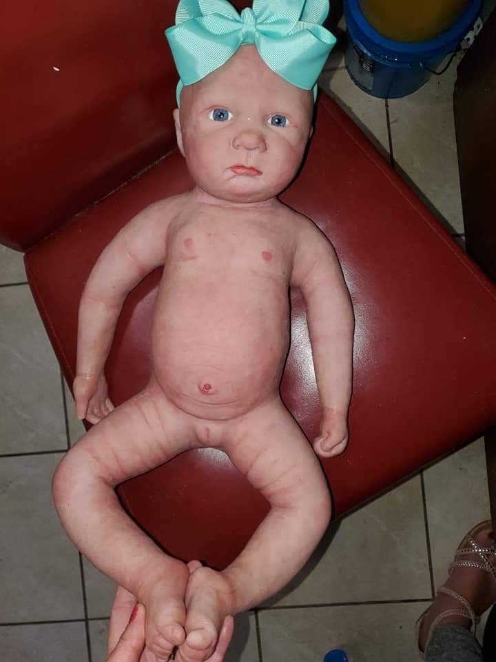 Full Body silicone baby toddler 24" 6 month old "Adele" Melissa mccrory