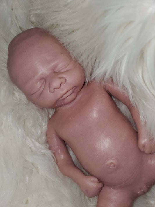 Full body silicone baby girl preemie 14" anabelle has gums