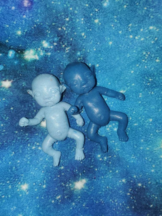 Full body silicone baby avatar mini 4"