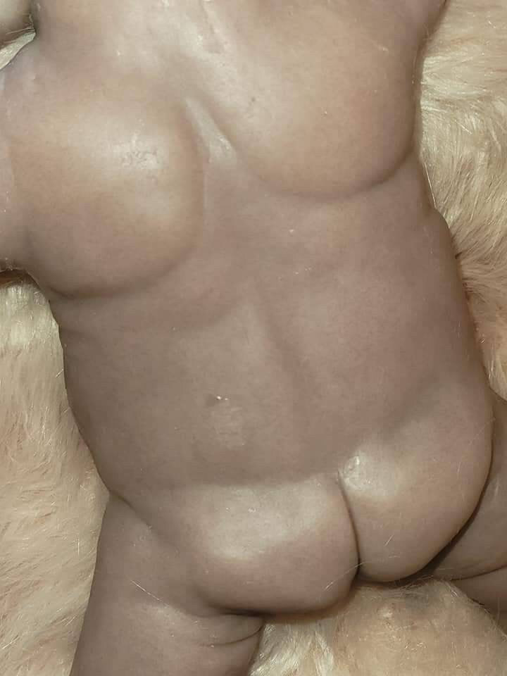 Full Body silicone baby demi 24" blank kit Or fully painted baby doll huge 6 month size