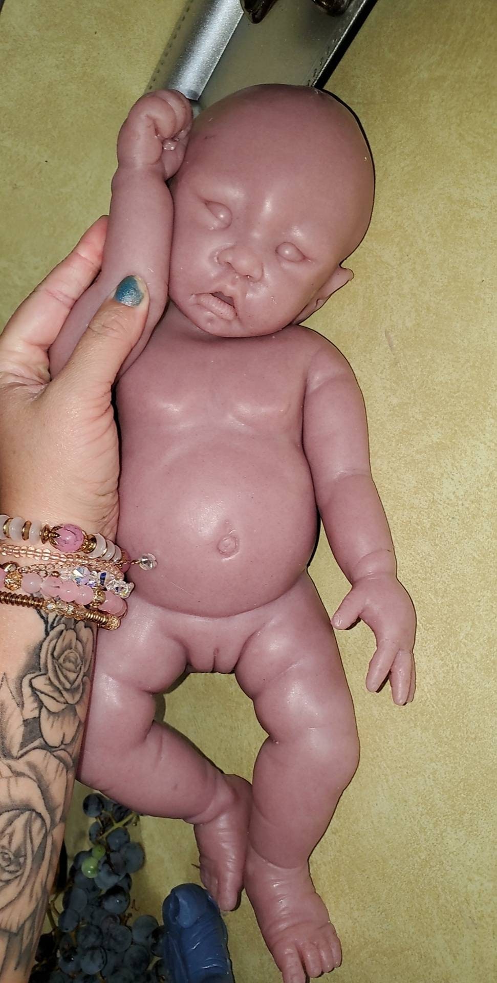 Full body silicone baby doll 17" Su Chinese baby