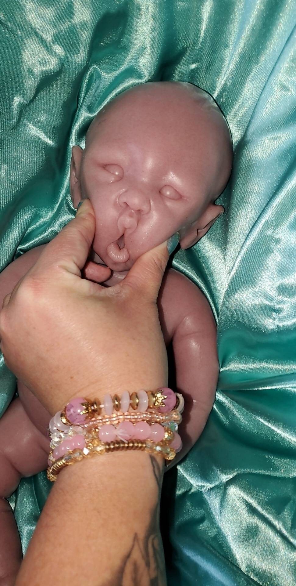 Full body silicone baby doll 17" Su Chinese baby