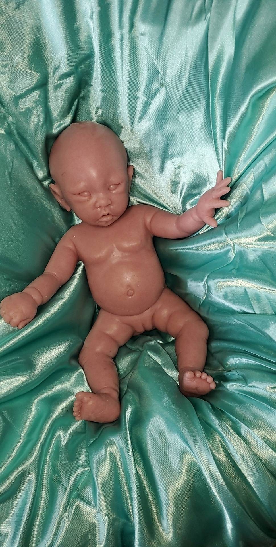 Full body silicone baby doll 17" Su Chinese baby
