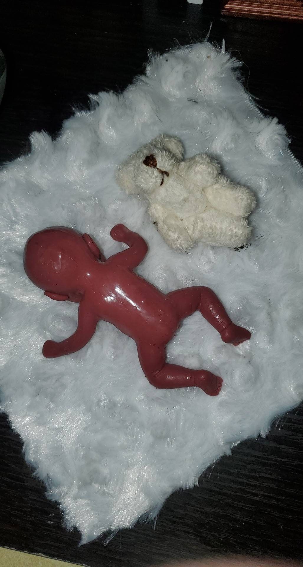Full body silicone baby 4" memorial baby fetus born too soon boy