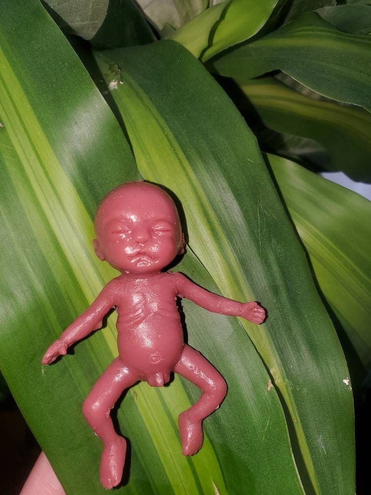 Full body silicone baby 4" memorial baby fetus born too soon