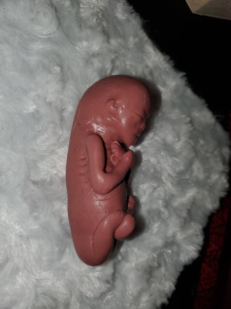 18 week Gestational memorial silicone fetus