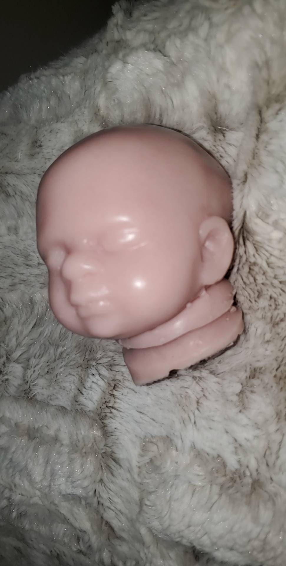 Silicone baby cuddle head preemie for 11" cuddle body