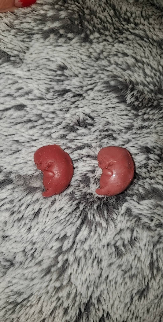 9 week silicone memorial fetus with card