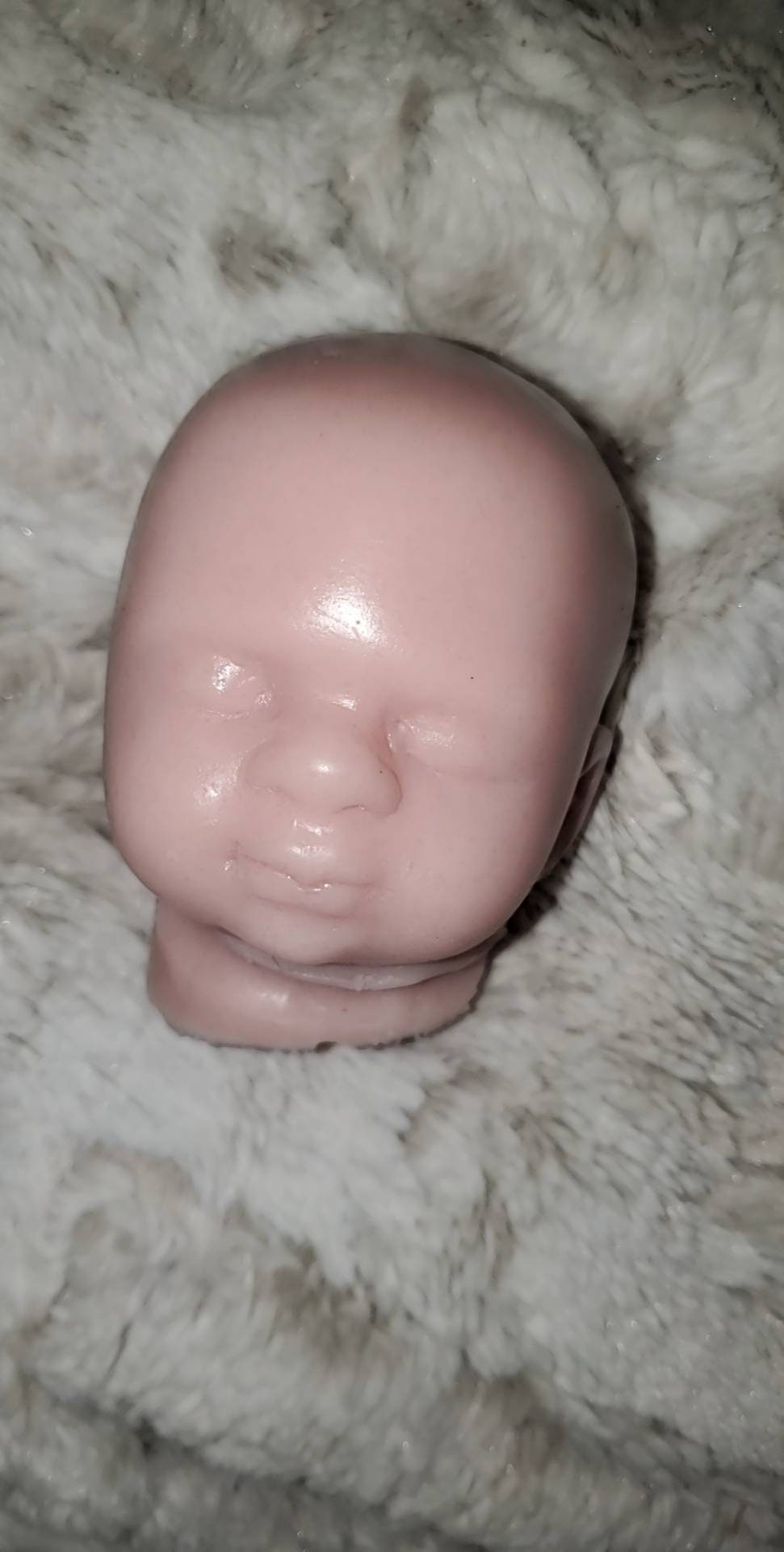 Silicone baby cuddle head preemie for 11" cuddle body
