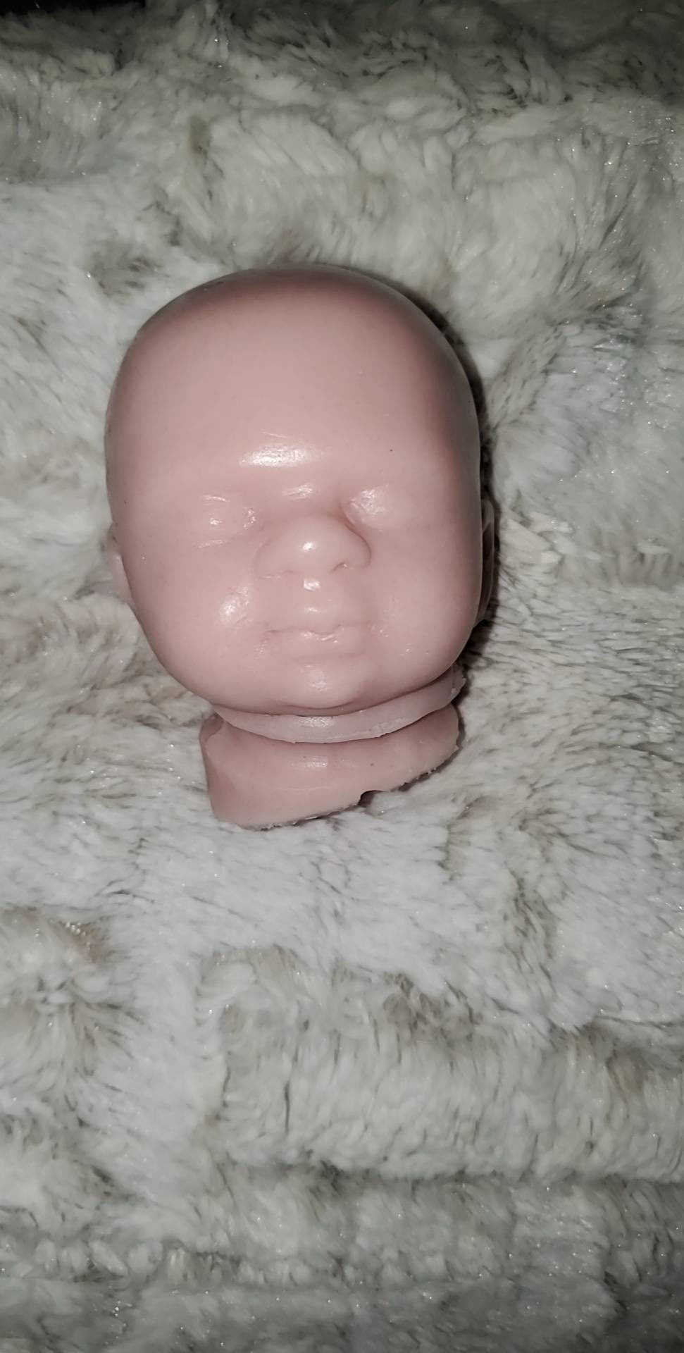 Silicone baby cuddle head preemie for 11" cuddle body