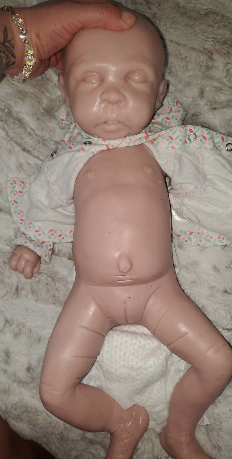 Full body silicone baby 21" newborn