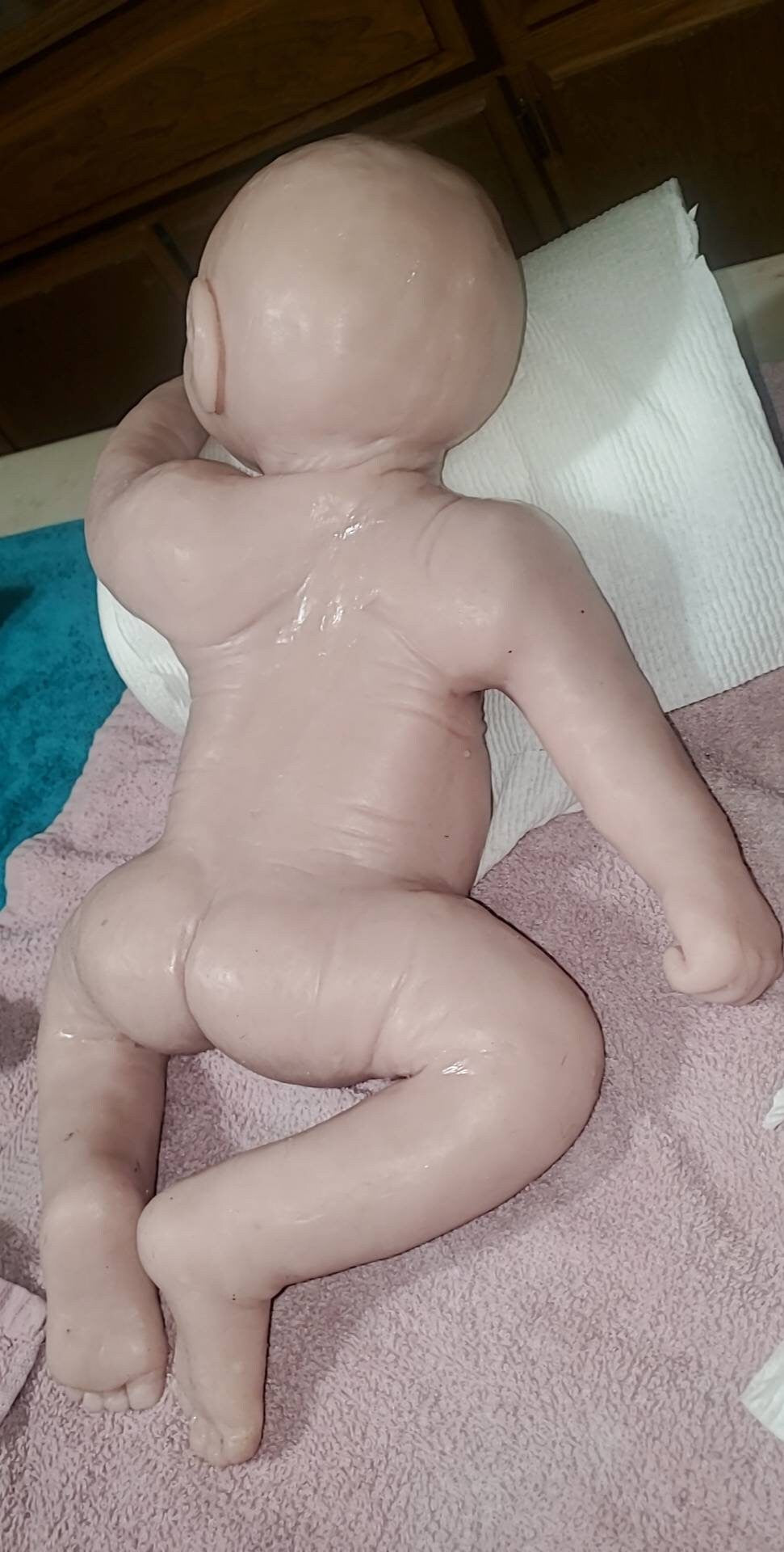 Full Body Silicone Baby Girl 18" chassie