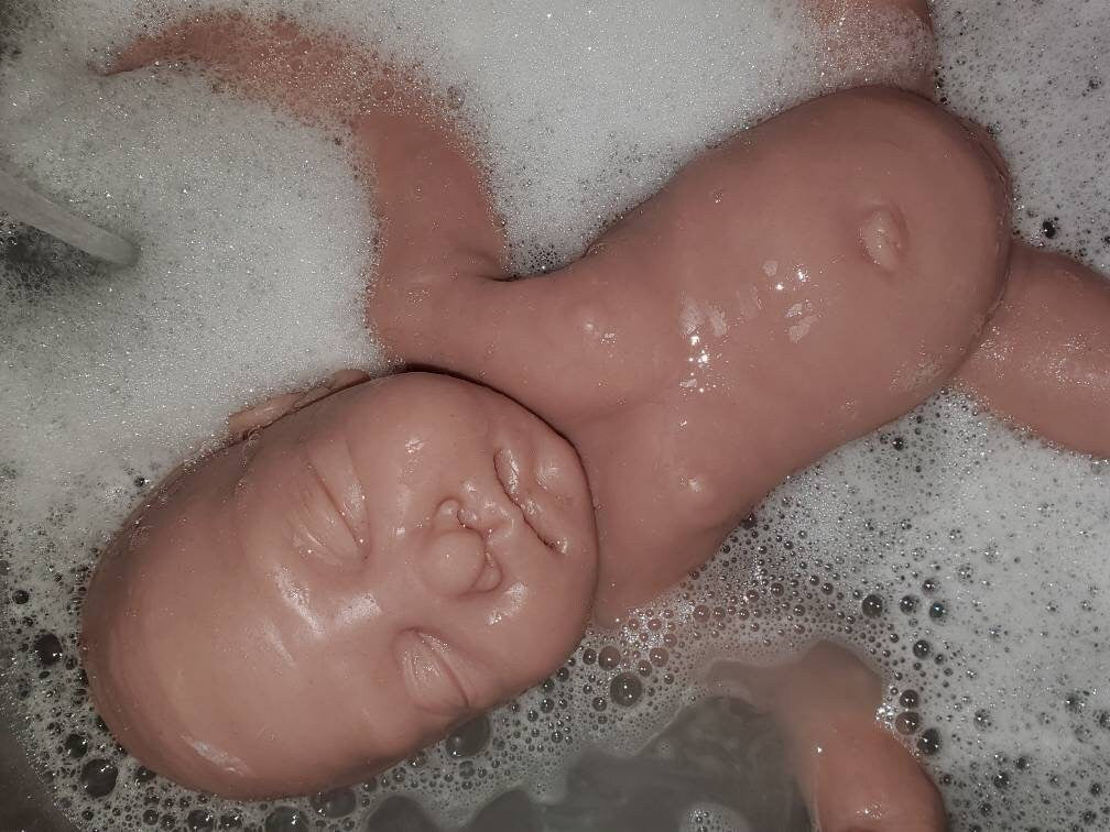 Full body silicone baby 18" newborn.blank or painted kit