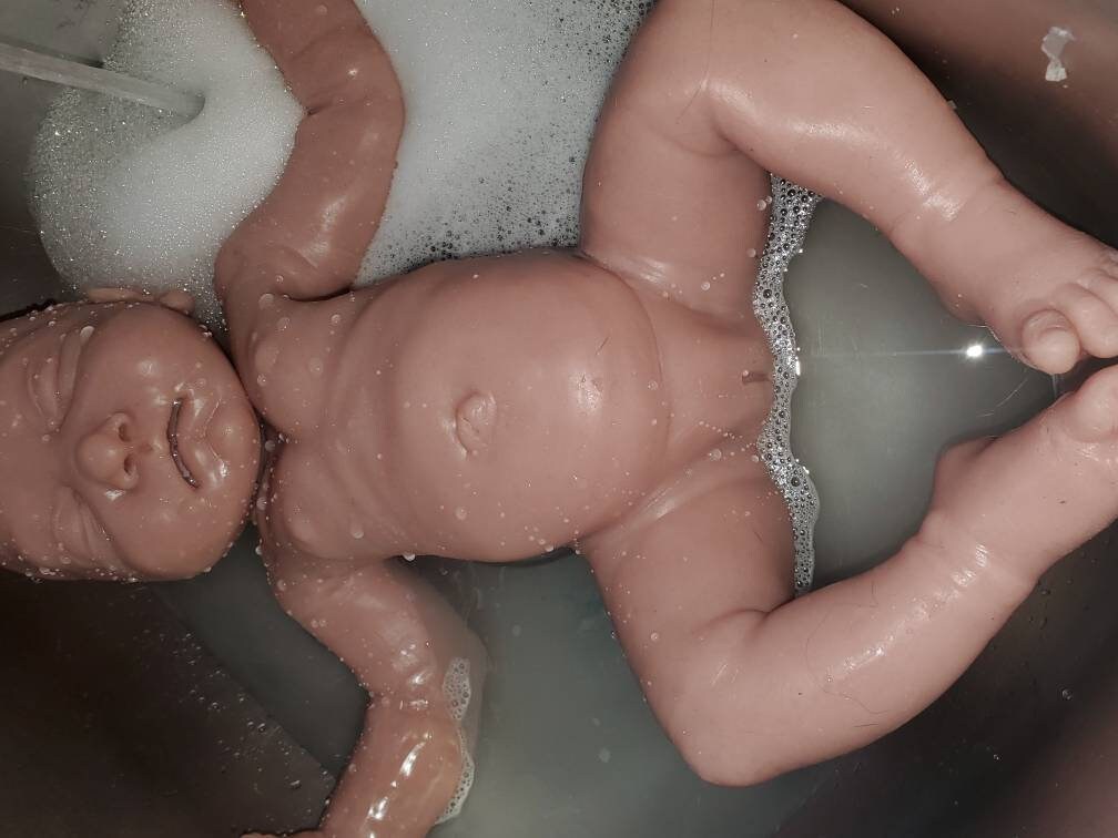 Full body silicone baby 18" newborn.blank or painted kit