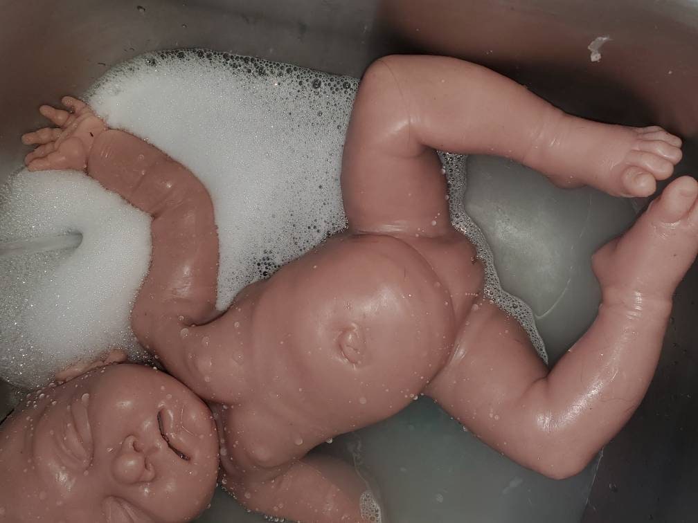Full body silicone baby 18" newborn.blank or painted kit