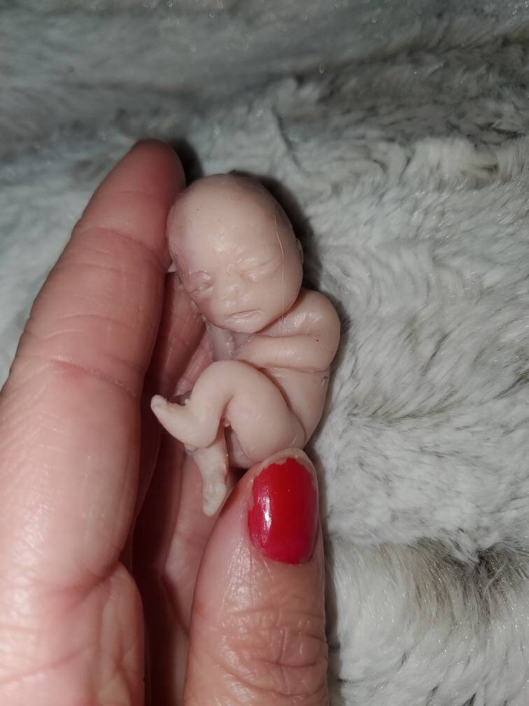 Silicone babyfetus memorial gift 12 week gestation
