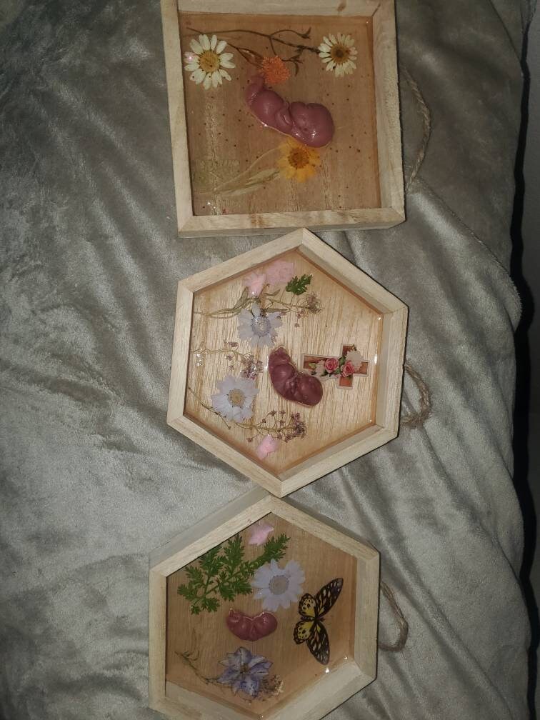 Custom to order silicone memorial wall art