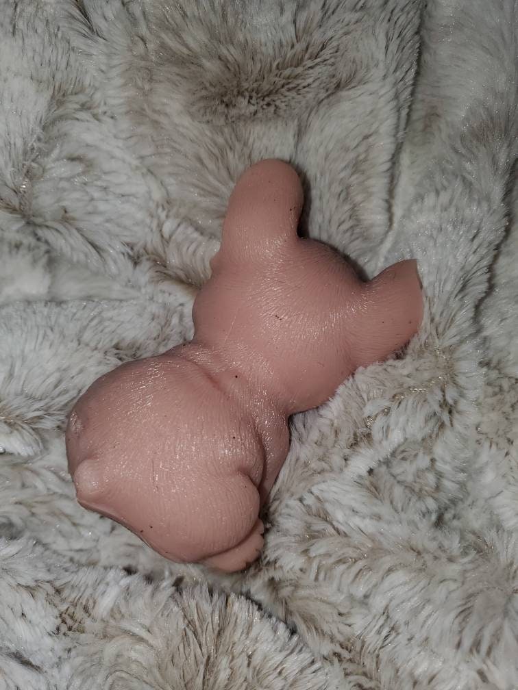3" silicone puppy dog frenchie