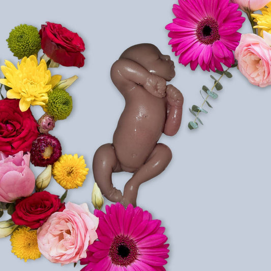 Mini silicone baby 4" sleeping cutie