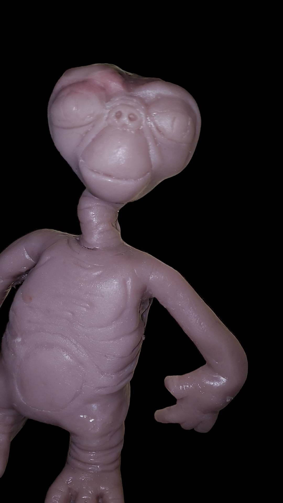 Silicone baby doll E.T miniature 7.5" inches