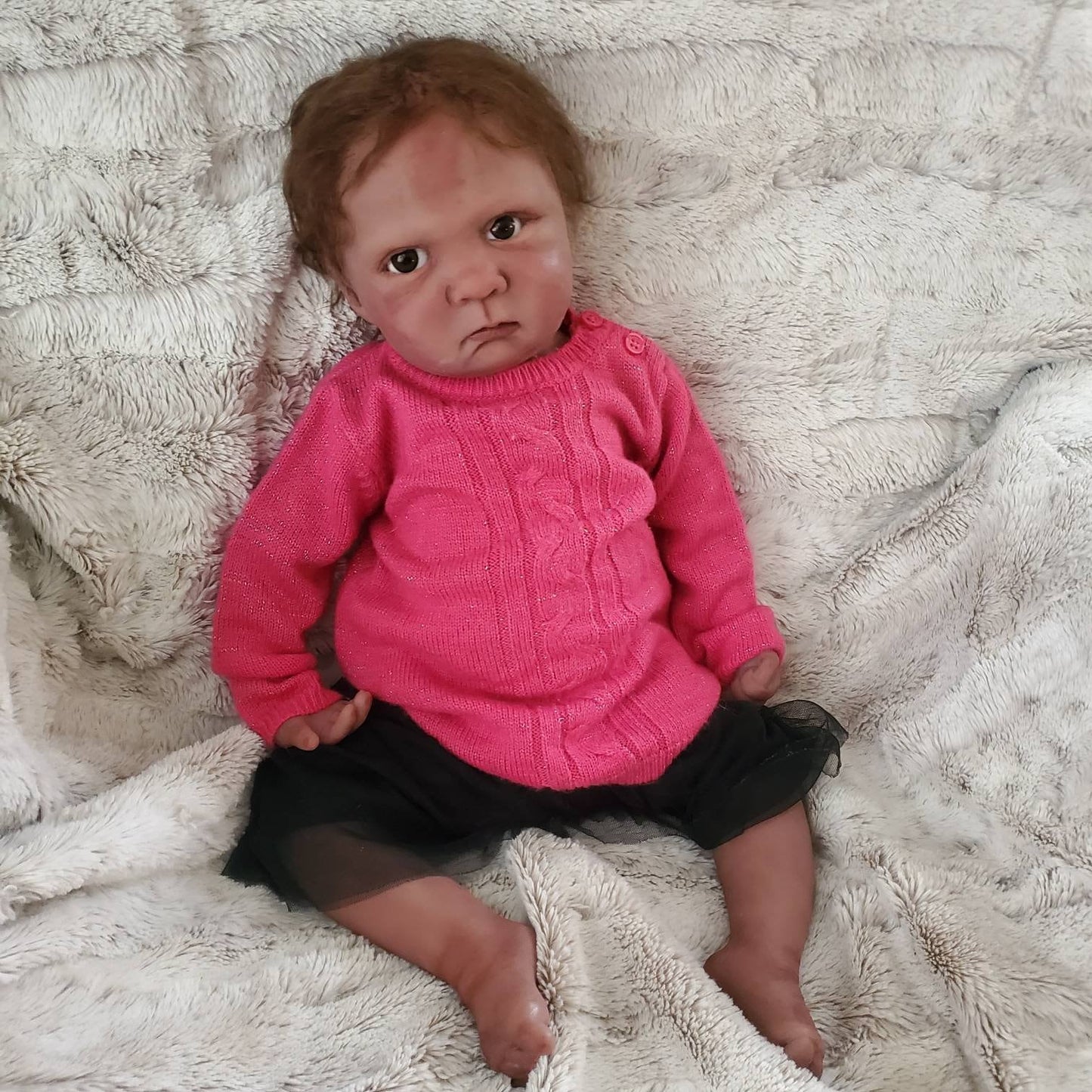Full Body silicone baby toddler 24" 6 month old "Adele" Melissa mccrory