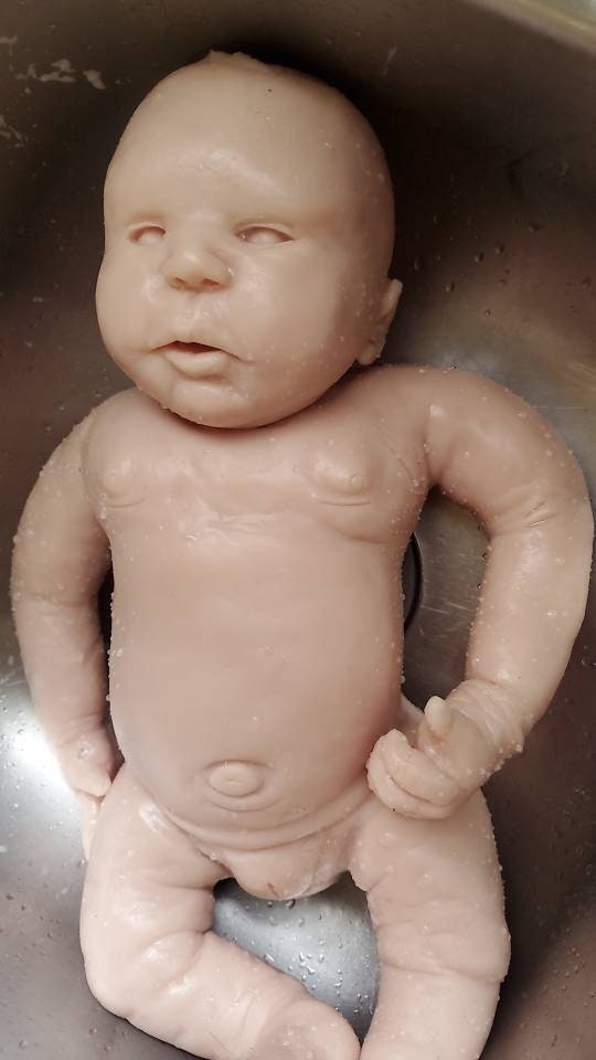 21" huge full body silicone baby doll raylynn