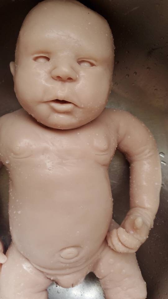 21" huge full body silicone baby doll raylynn