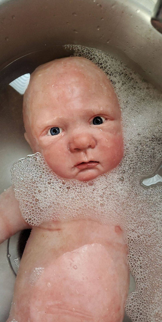 Full Body silicone baby doll toddler 24" 6 month old "Adele" can be boy or girl