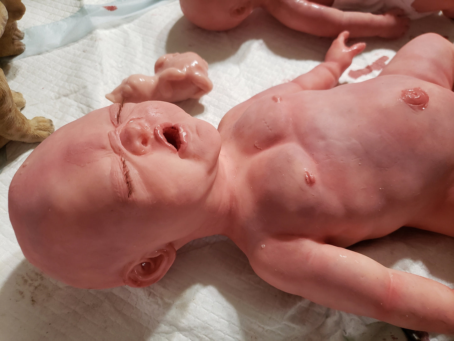 Full body silicone baby boy or girl 18" blank or painted newborn