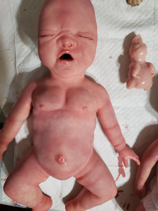 Full body silicone baby boy or girl 18" blank or painted newborn