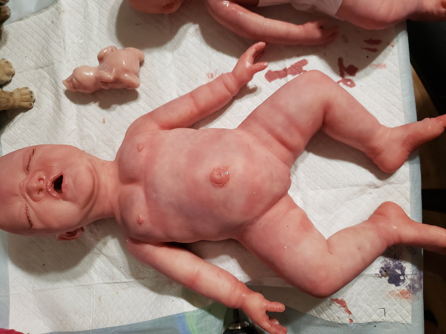 Full body silicone baby boy or girl 18" blank or painted newborn