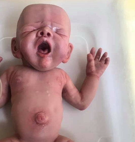 Full body silicone baby doll Bella 15" by Jo Birch