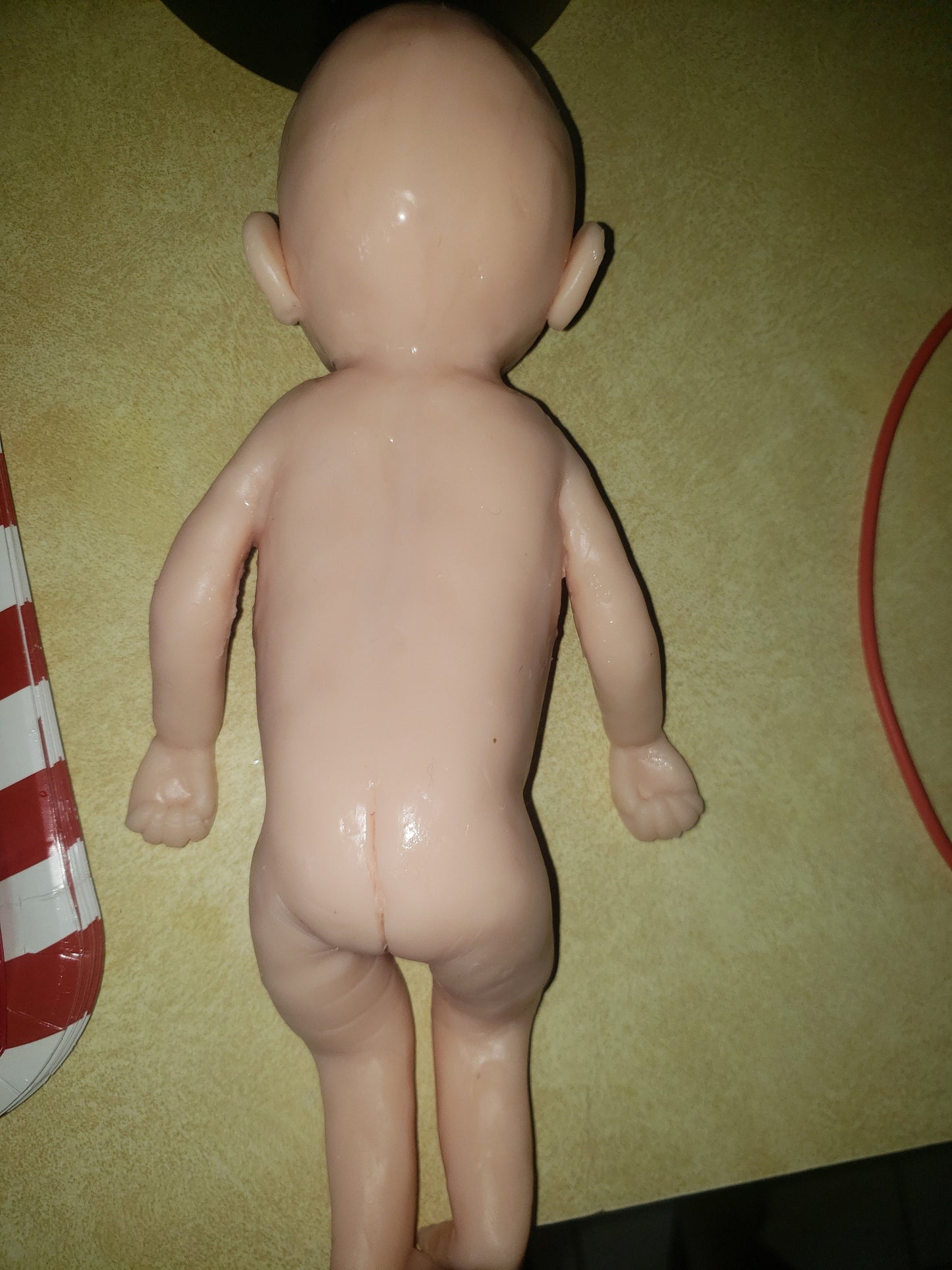 Full Body Silicone Baby Girl preemie 13" sleeping beautiful baby blank or painted Mia