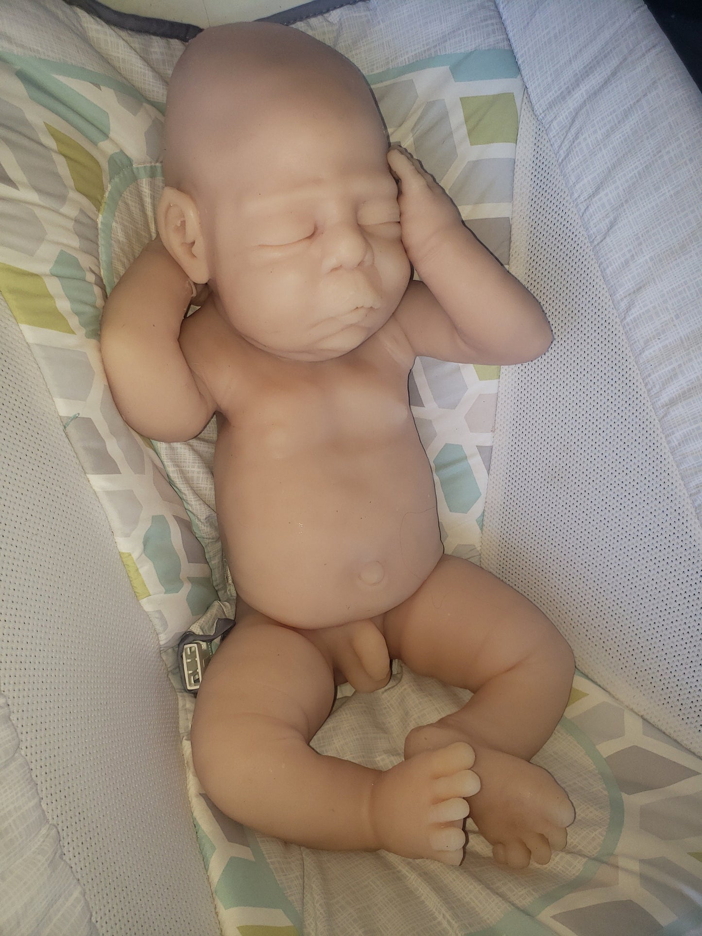 Full Body Silicone Baby boy 22" 14.5lbs chubby realistic newborn blakely