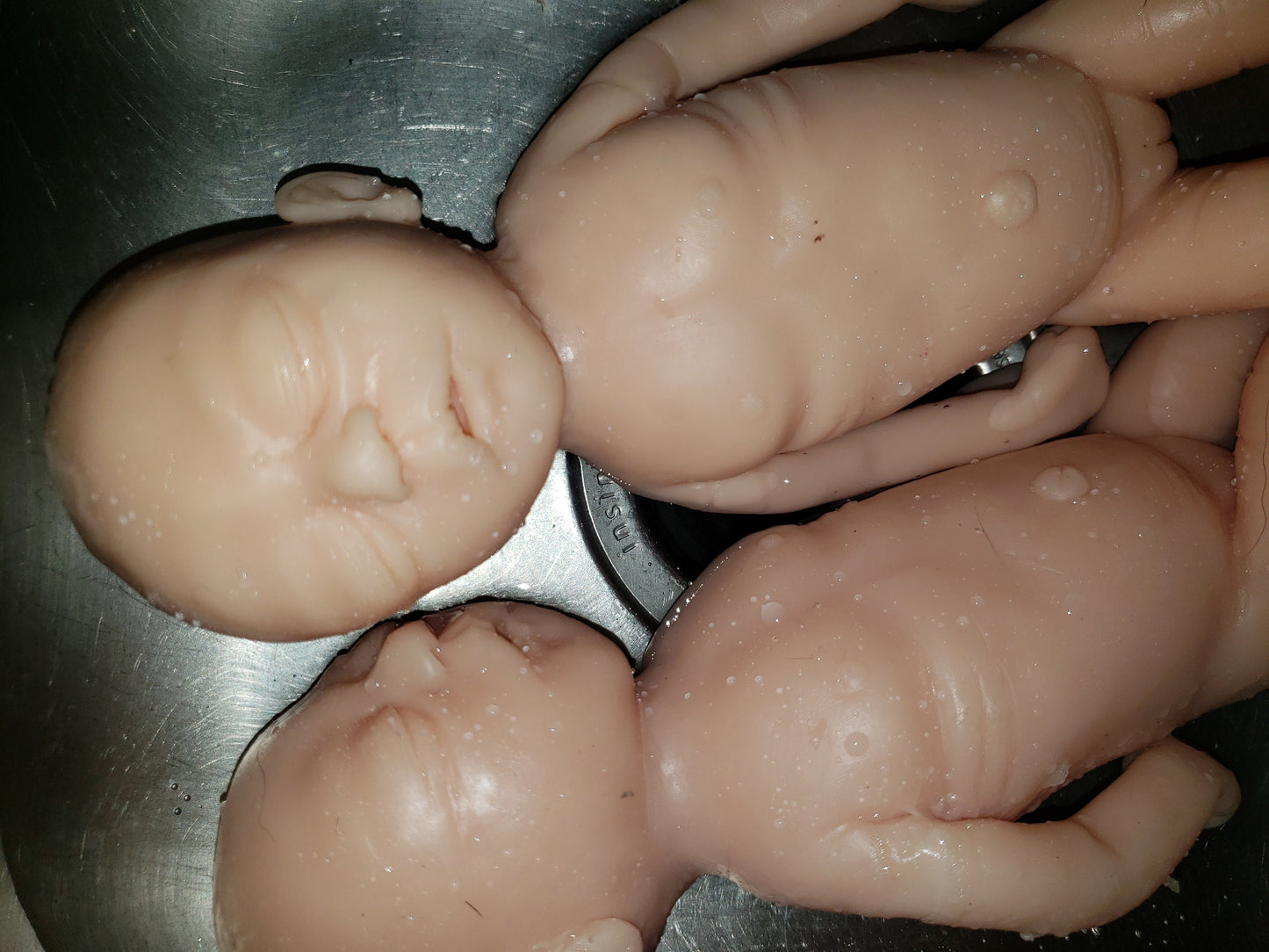 Full Body Silicone Baby Girl preemie 13" sleeping beautiful baby blank or painted Mia