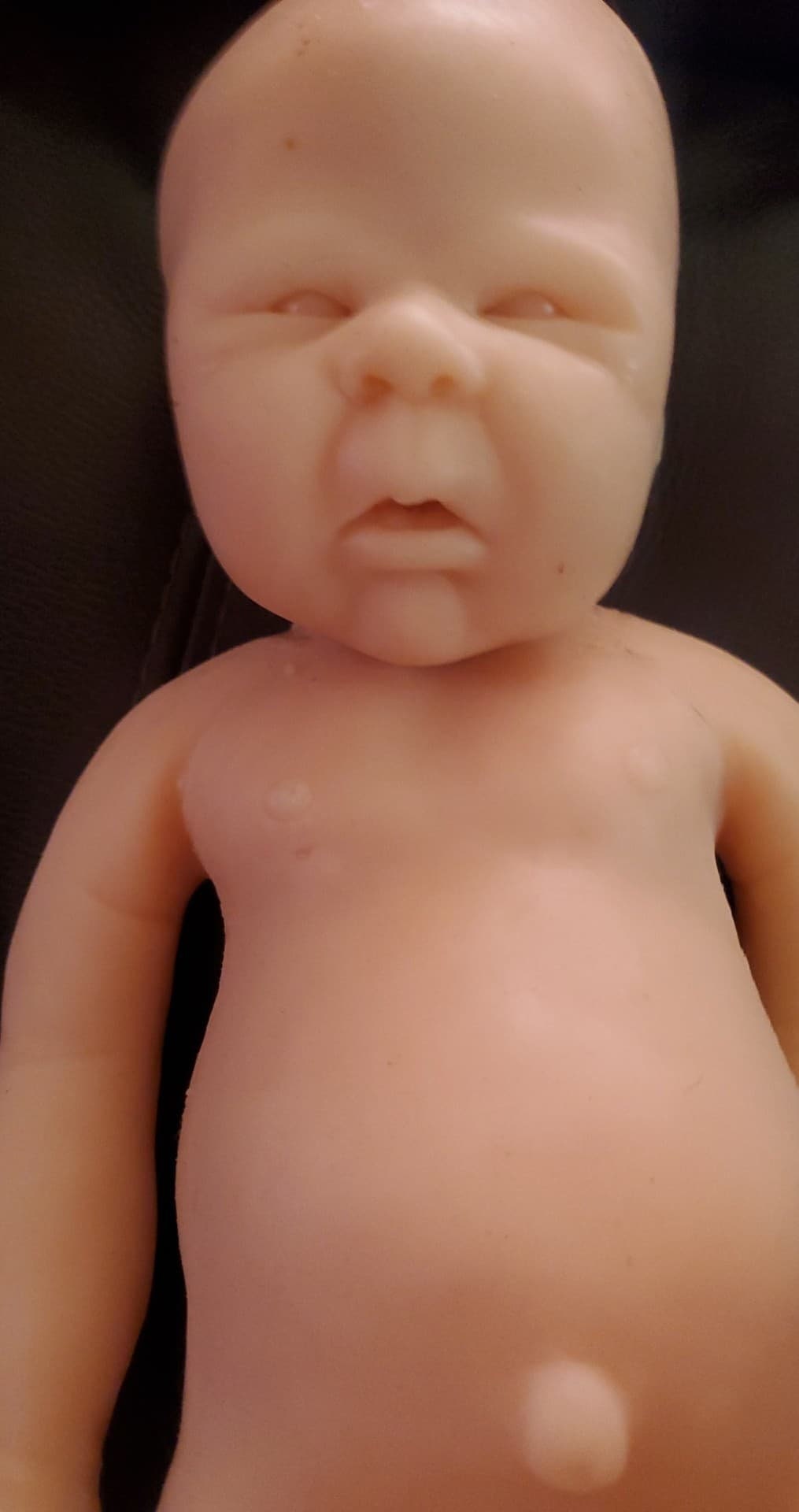 Full body silicone baby 21" newborn baby girl or boy open eyes baby doll