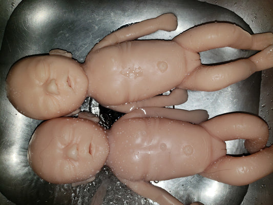 Full Body Silicone Baby Girl preemie 13" sleeping beautiful baby blank or painted Mia