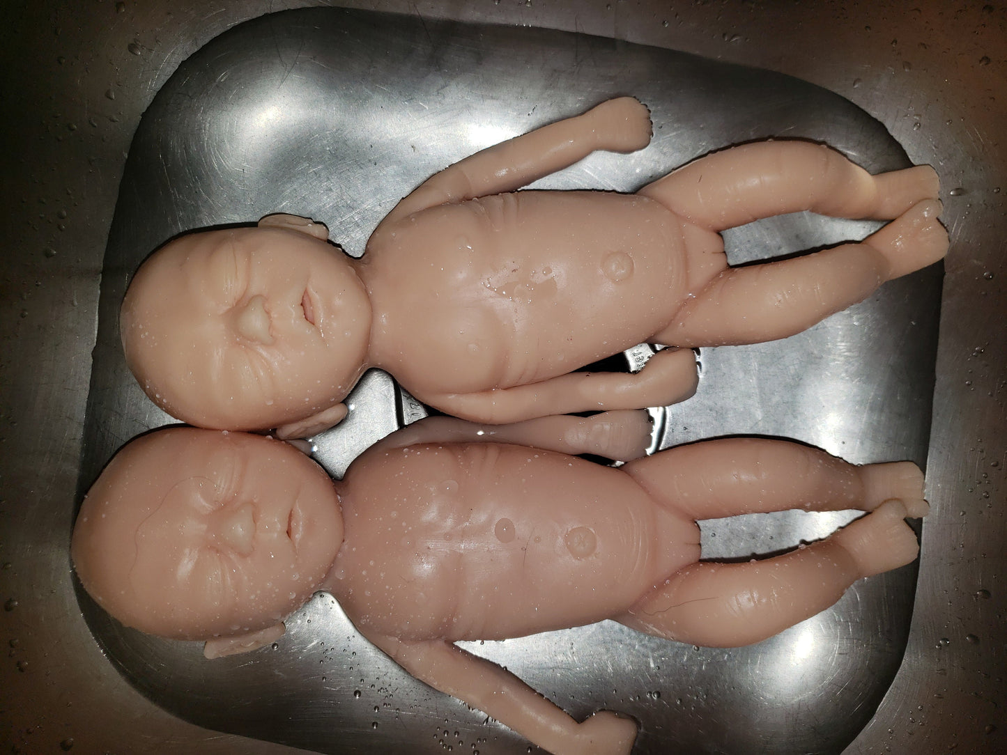 Full Body Silicone Baby Girl preemie 13" sleeping beautiful baby blank or painted Mia