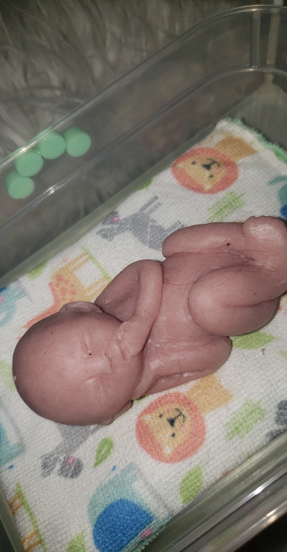 19 week silicone memorial fetus baby