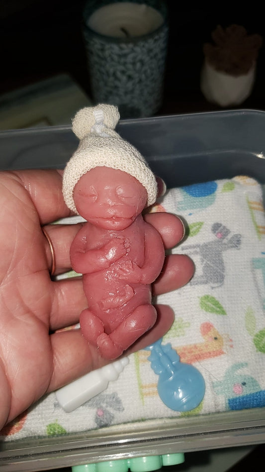 Full body 15 week memorial fetus silicone baby