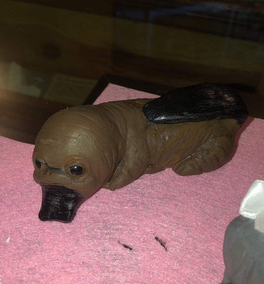 6" silicone Baby platypus squishy animal