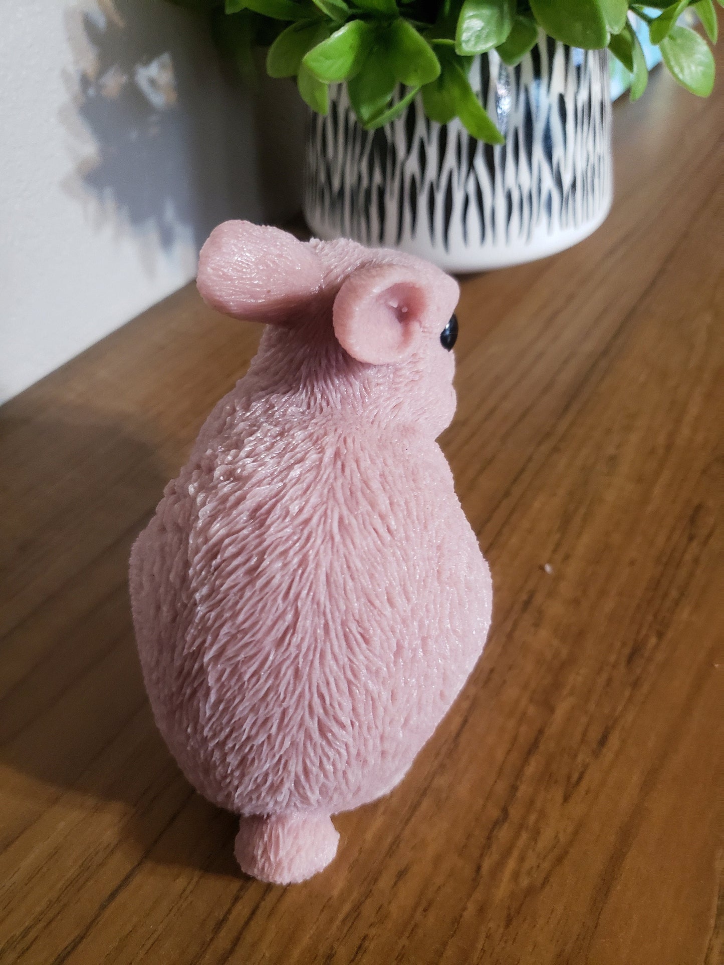 Baby bunny rabbit full silicone baby bunny 5" open eyes