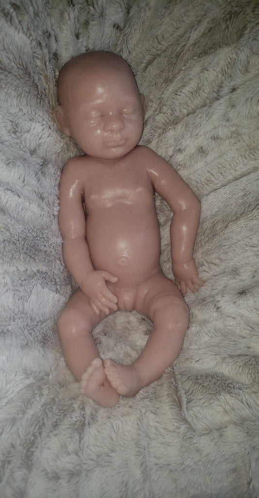 Full body silicone baby girl or boy newborn baby 19.5" pamela erff Olive