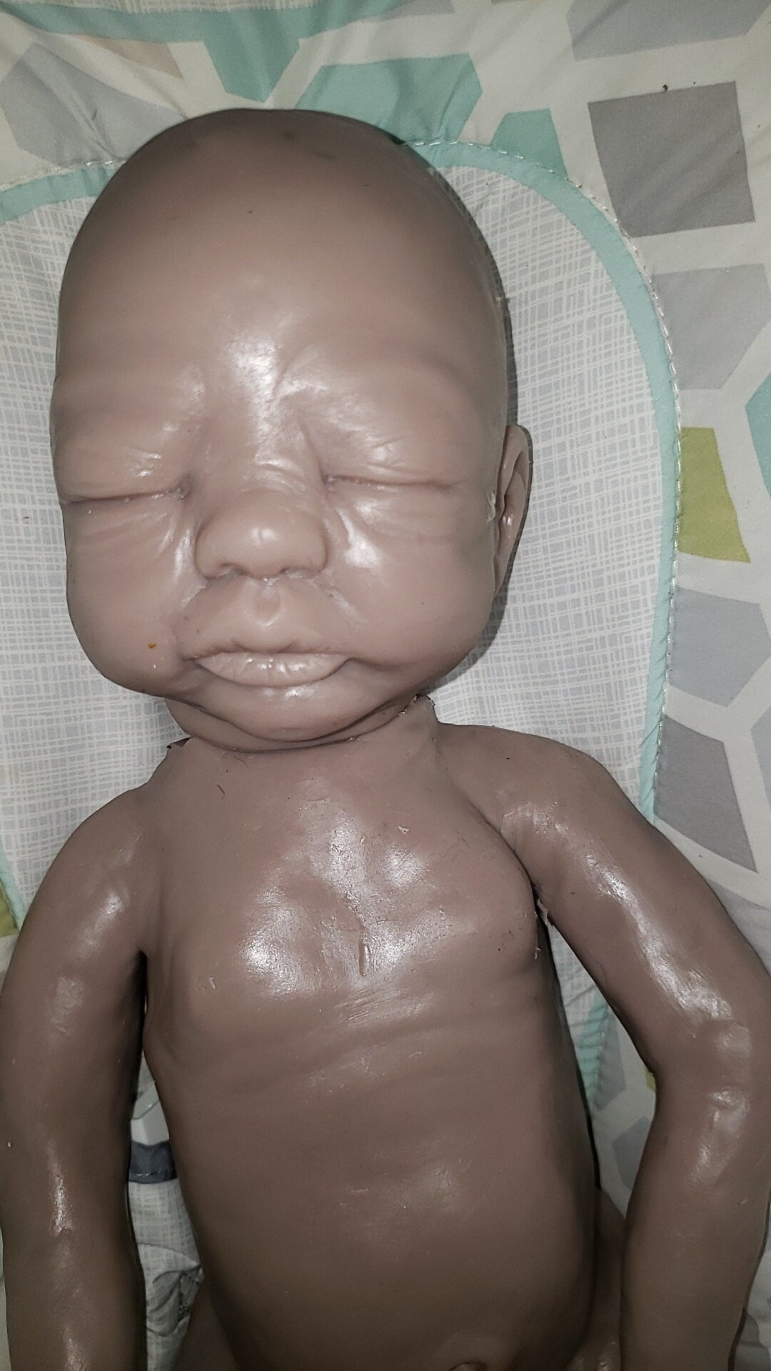 Full body silicone baby boy blank kit or fully painted baby boy doll Donna kohn 21" Markus