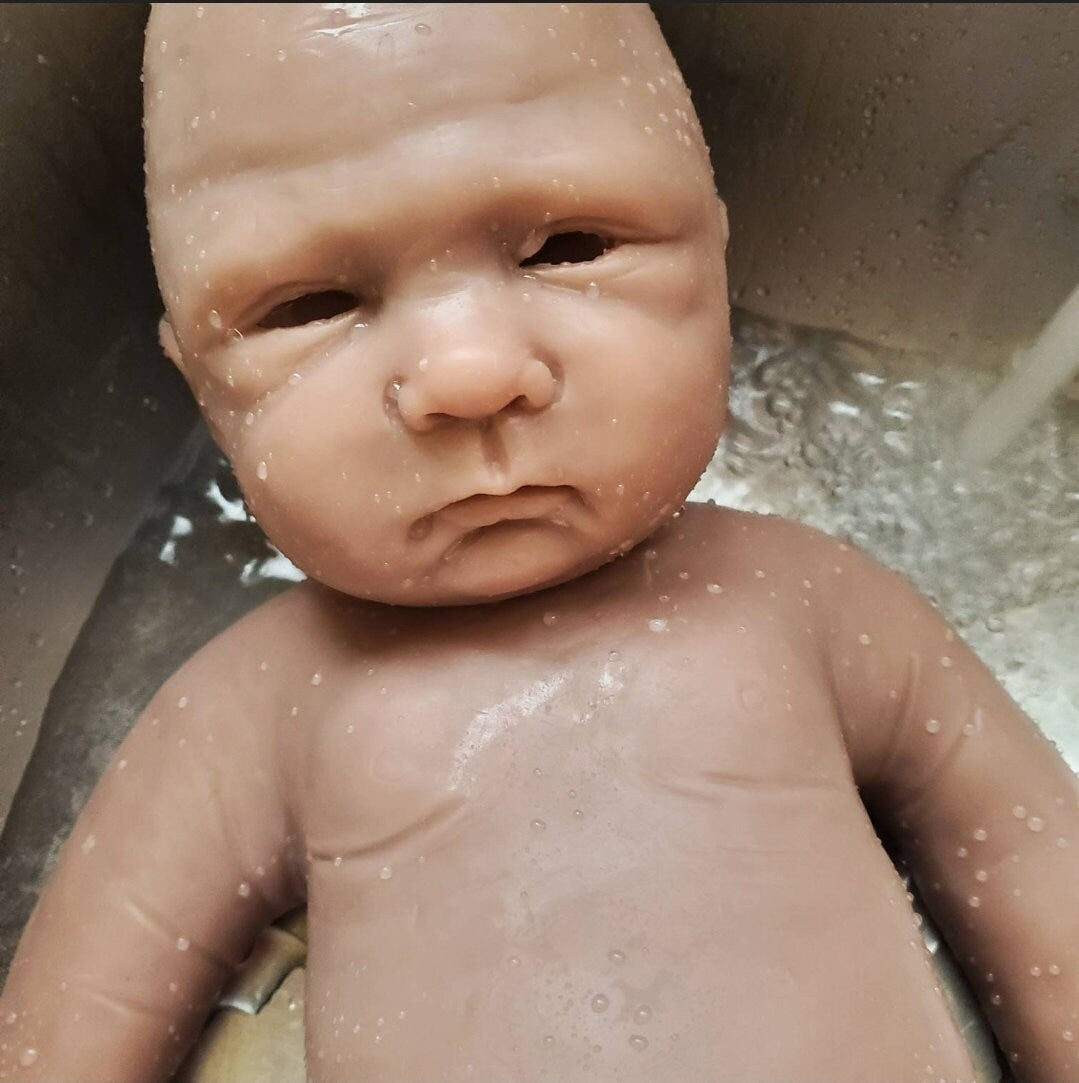 Full Body silicone baby 24" 6 month old "Adele"