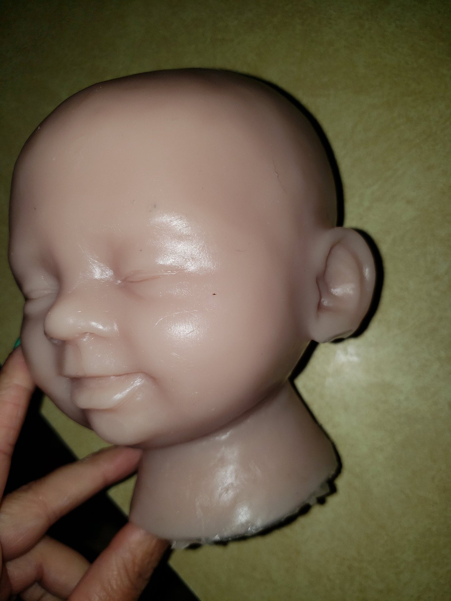 Silicone baby head and silicone baby limbs 20" Newborn blank or painted