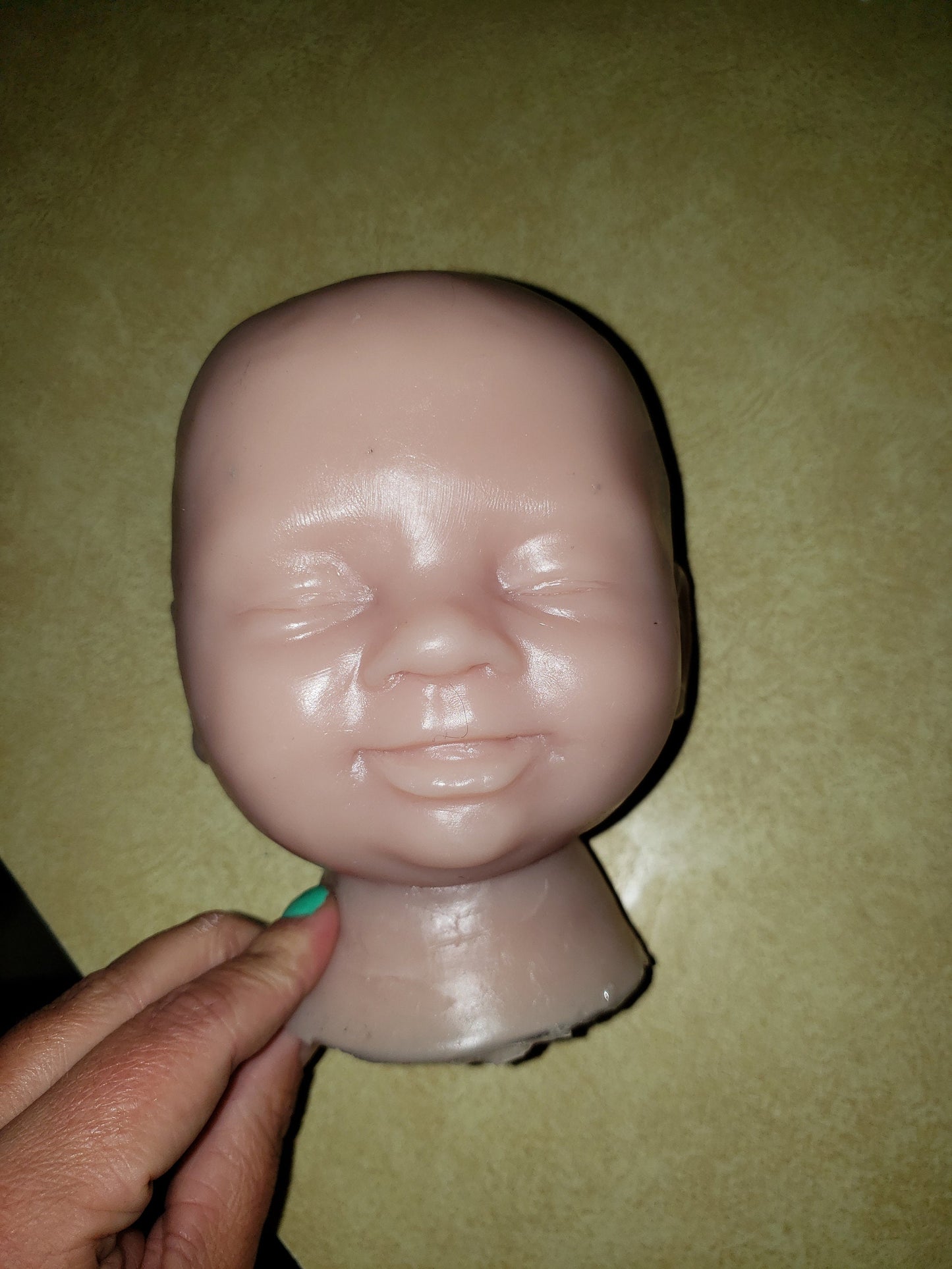 Silicone baby head and silicone baby limbs 20" Newborn blank or painted