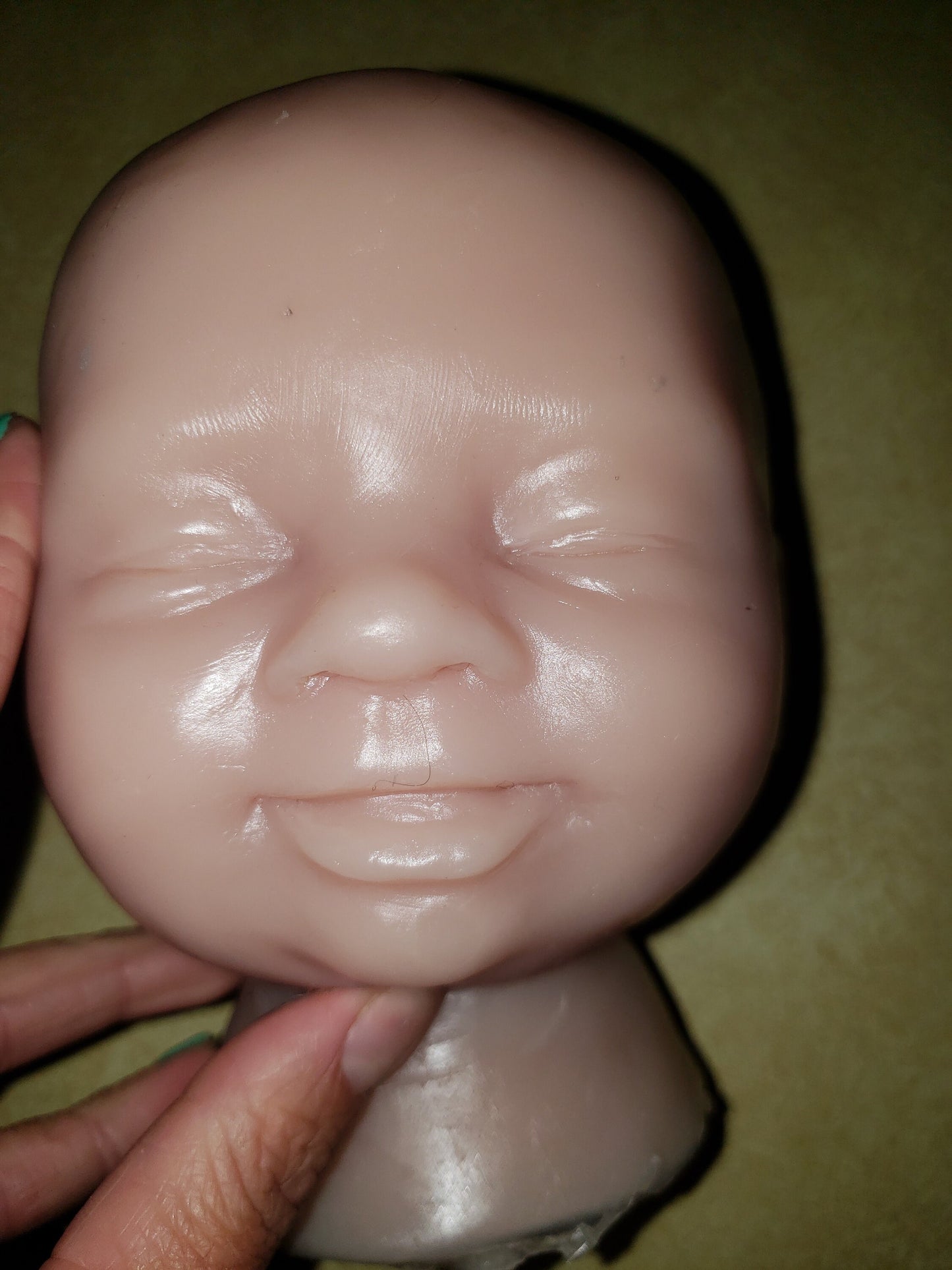 Silicone baby head and silicone baby limbs 20" Newborn blank or painted