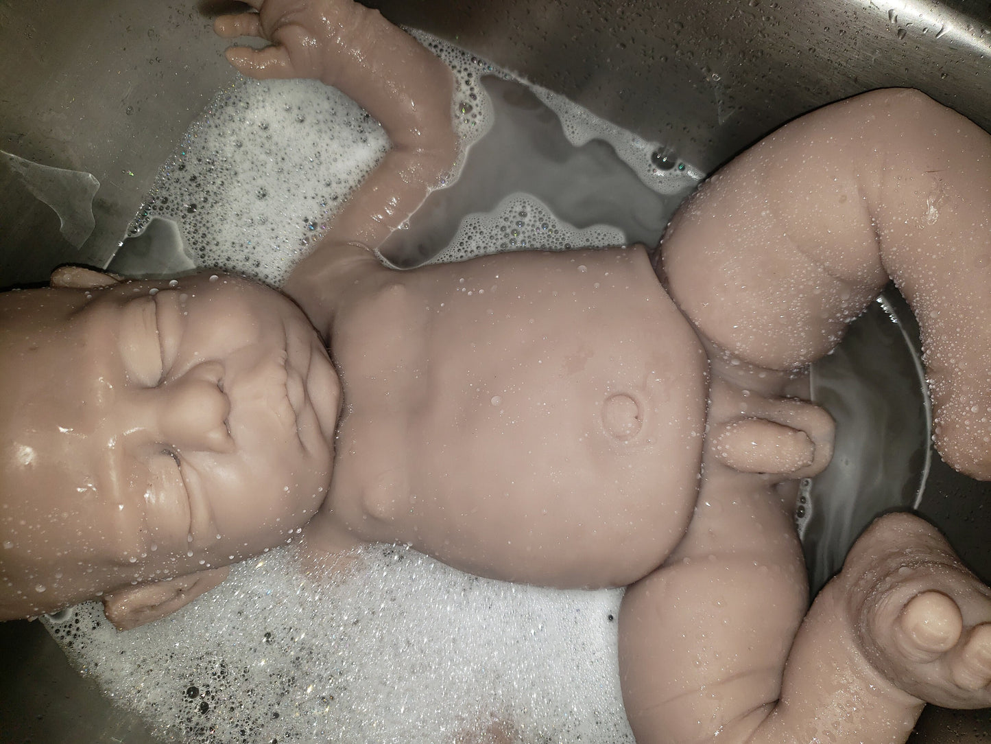 Full Body Silicone Baby 22" 14.5lbs chubby chunky baby boy! Blakely